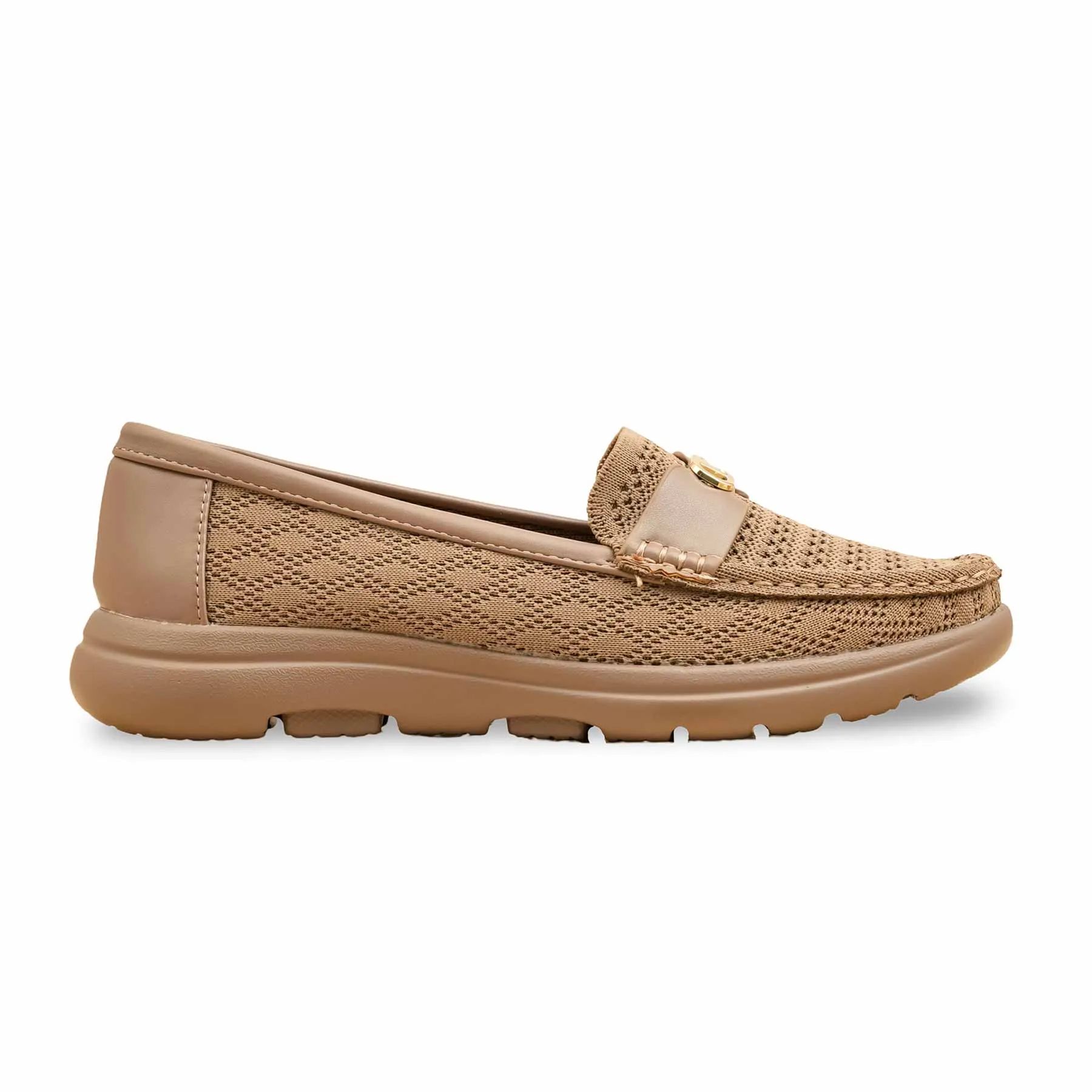 Brown Moccasin For Women WN4516 Atruux Oxford Casual Shoe