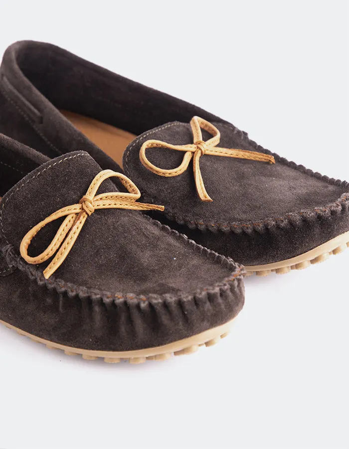 Titania Brown Suede Best Running Shoes For Beginners With Flat Feet