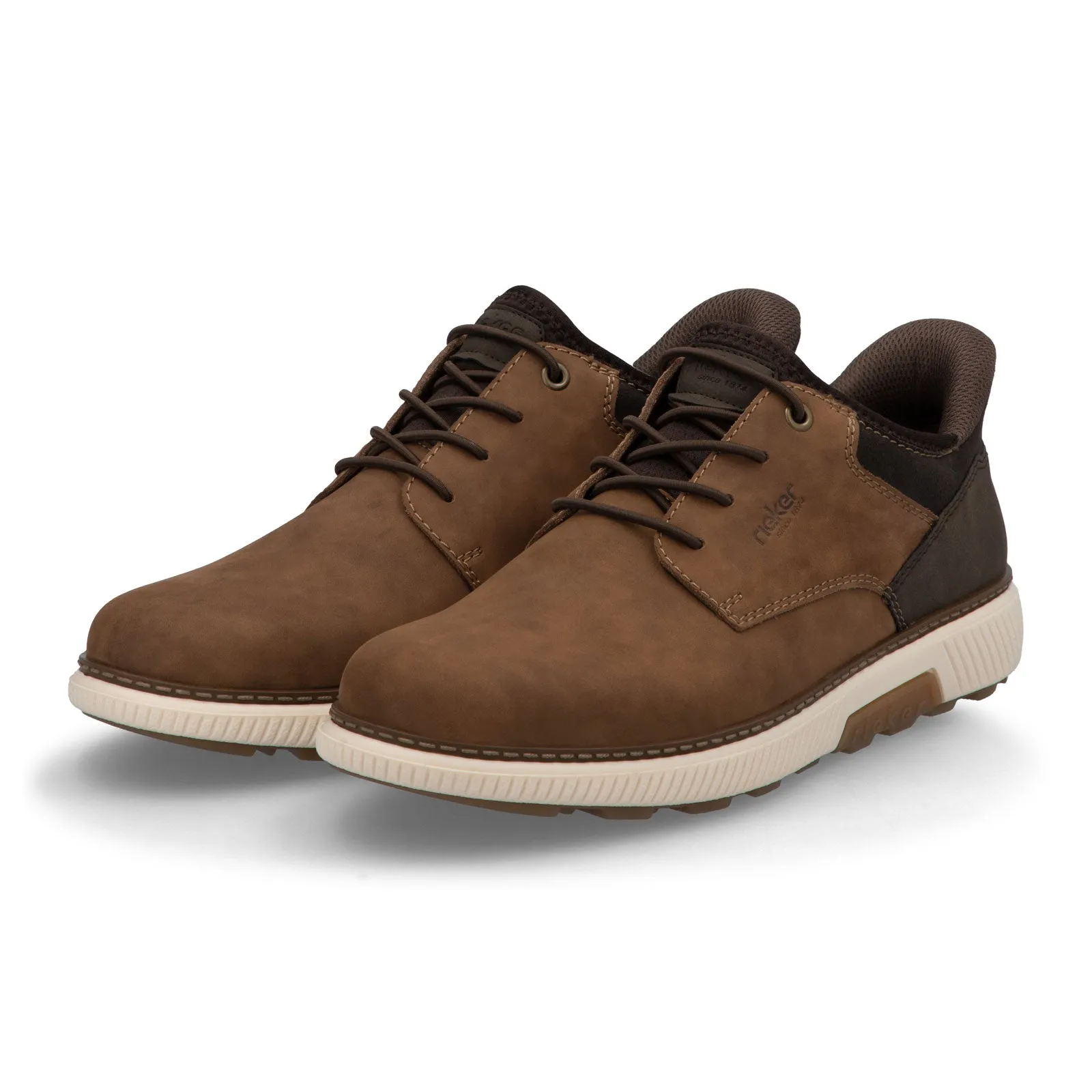 Rieker Stan B3357 Oxford (Men) - Brown/Braun/Schoko/Braun Casual Shoes No Laces