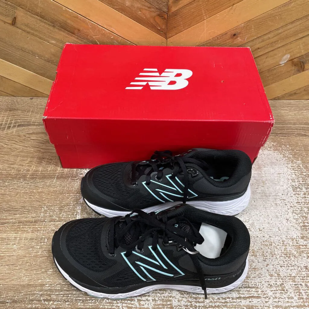 Running Shoes Brands New Balance - Women's 840v5 Running Shoes - MSRP $180: Black/Blue-women-W6.5
