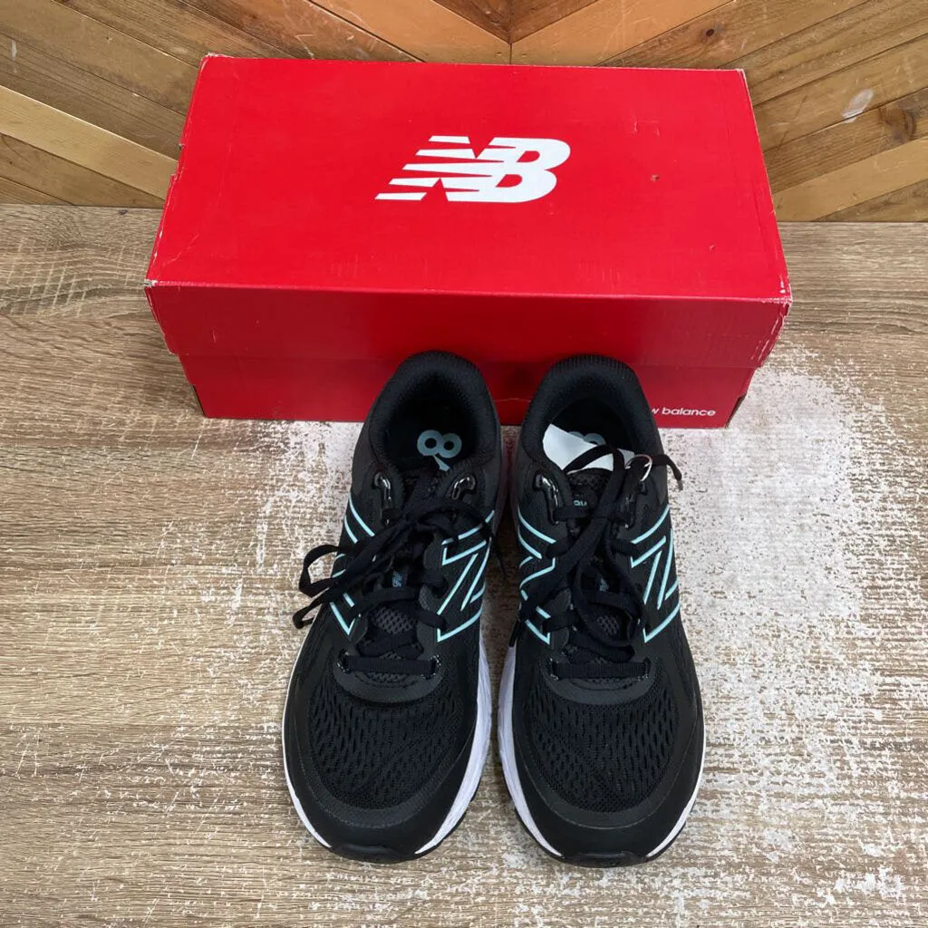 Best Running Shoes For Flat Feet And Overpronation New Balance - Women's 840v5 Running Shoes - MSRP $180: Black/Blue-women-W6.5