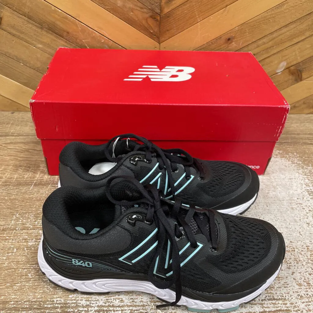 New Balance - Women's 840v5 Running Shoes - MSRP $180: Black/Blue-women-W6.5 Glycerin 20 Running Shoes