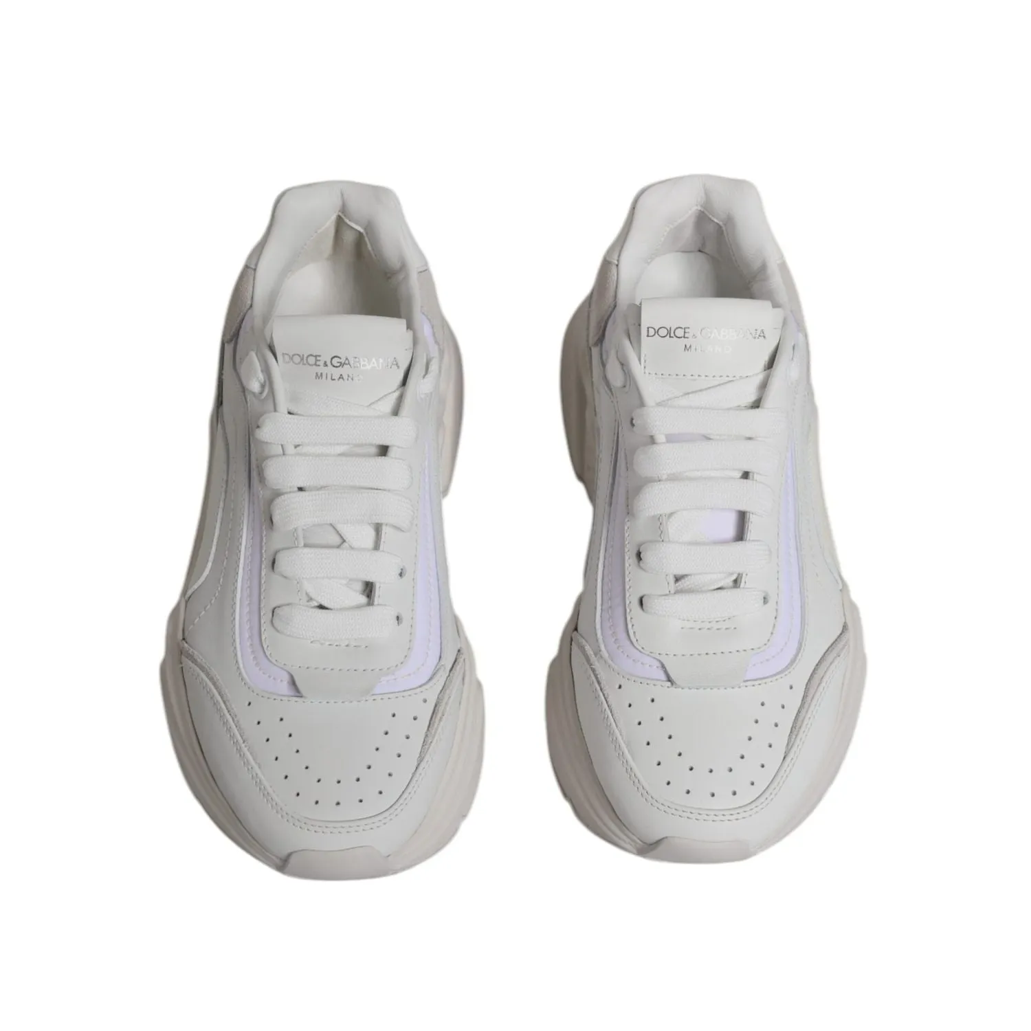 Dolce & Gabbana White Daymaster Low Top Sneakers Shoes Sneakers Groton
