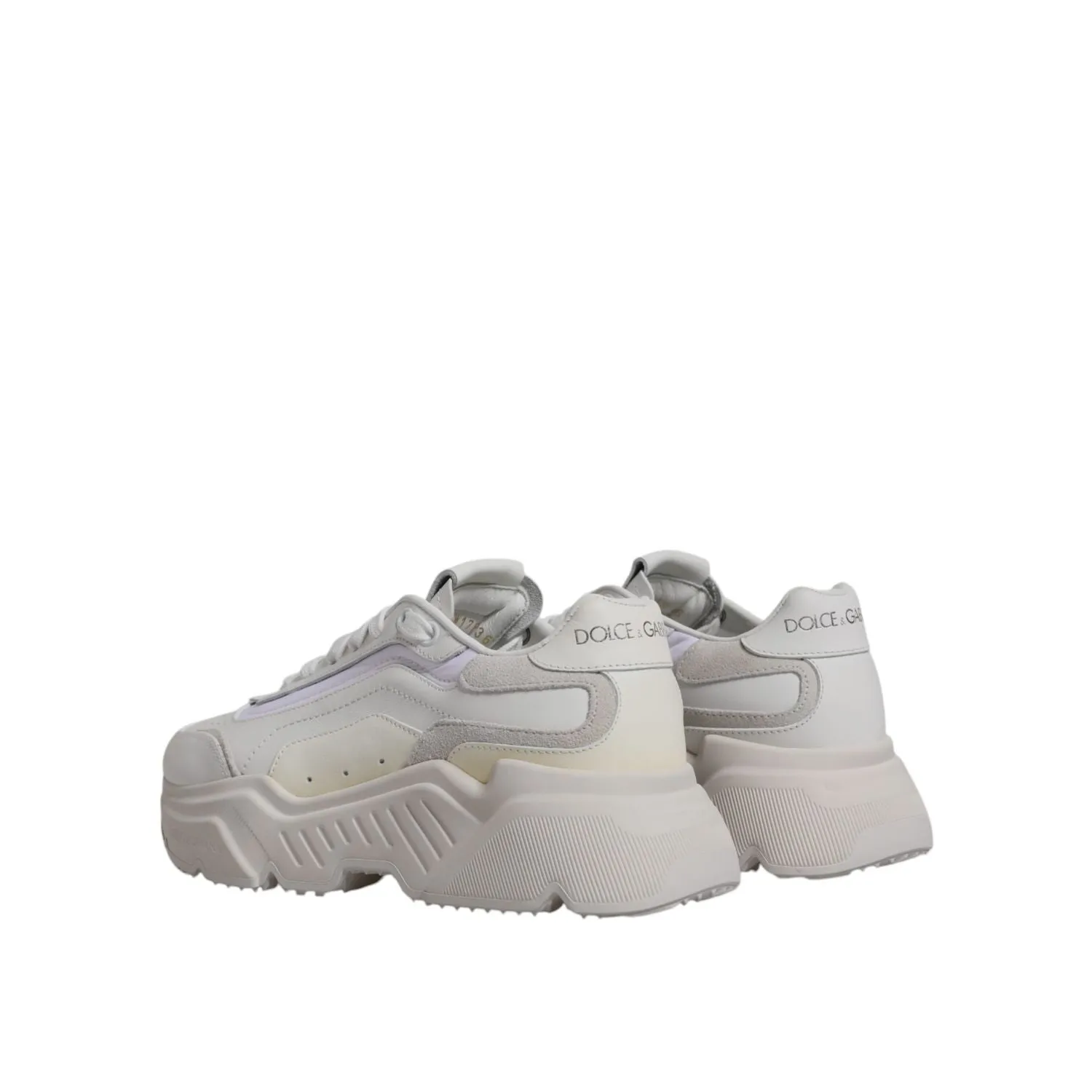 Dolce & Gabbana White Daymaster Low Top Sneakers Shoes Stay-put Closure Casual Sneakers