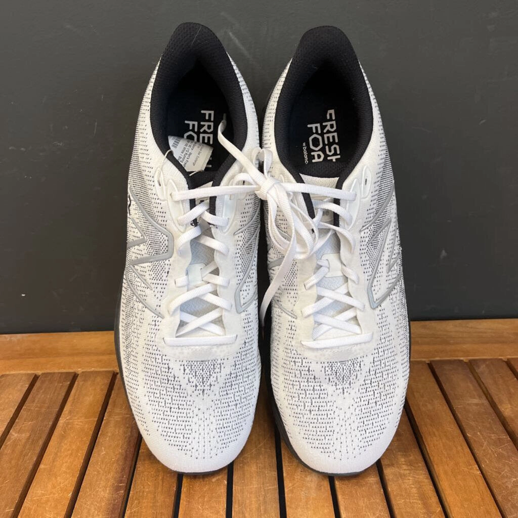 New Balance - Men's Fresh Foam X 880 V12 Running Shoes - MSRP $180: White / Black-men-M15 Agravic Speed Ultra Trail Running Shoes