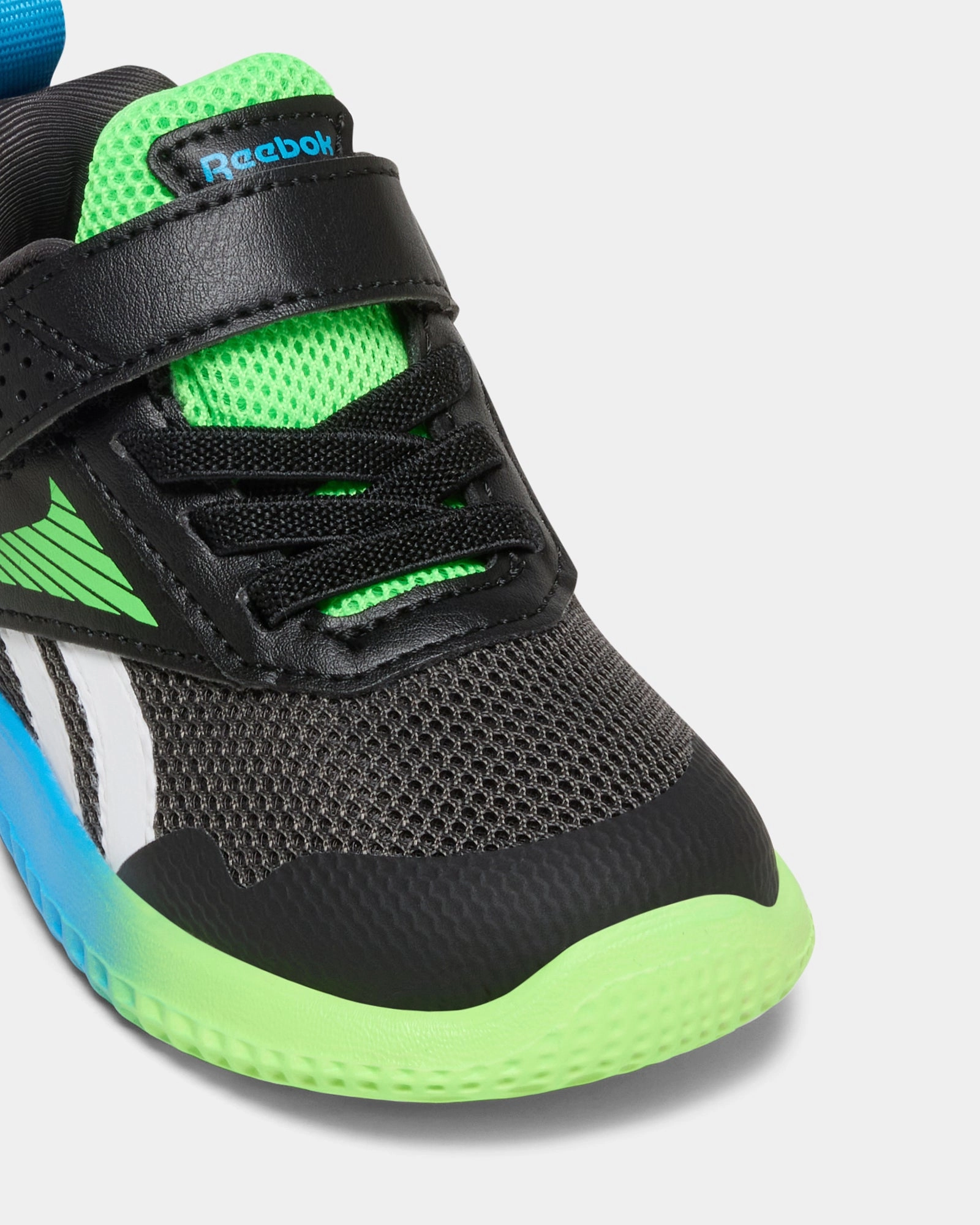 Walk Run Shoes Rush Runner 5 Inf B Black/Solar Lime/Always Blue