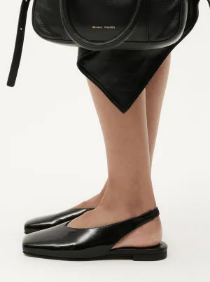 Saddleback Flat black Flat Shoes Knee Pain