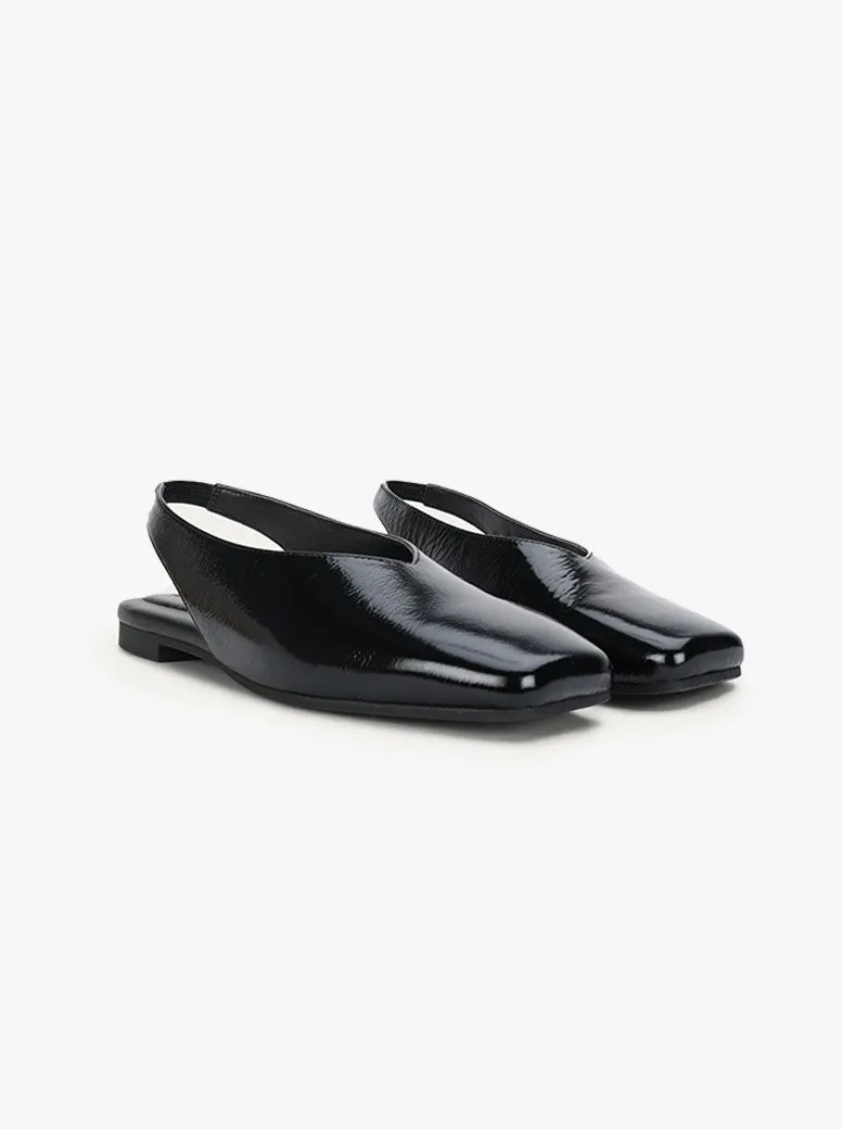 Crane Flats Shoes Saddleback Flat black