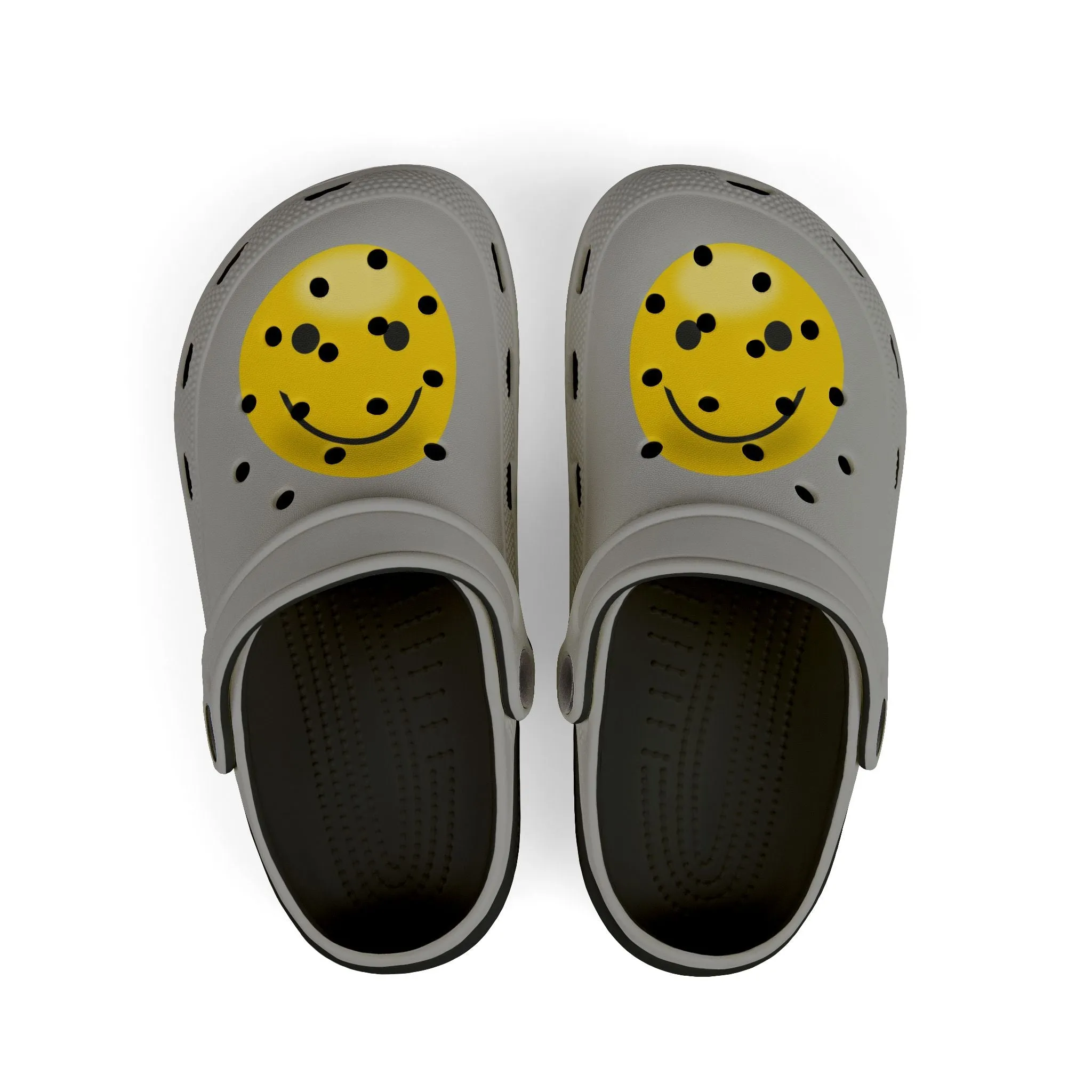Field General Casual Shoes Smiley Face Clogs, Kid's EVA Foam Shoes, Comfortable Summer Footwear, Fun Playtime Shoes