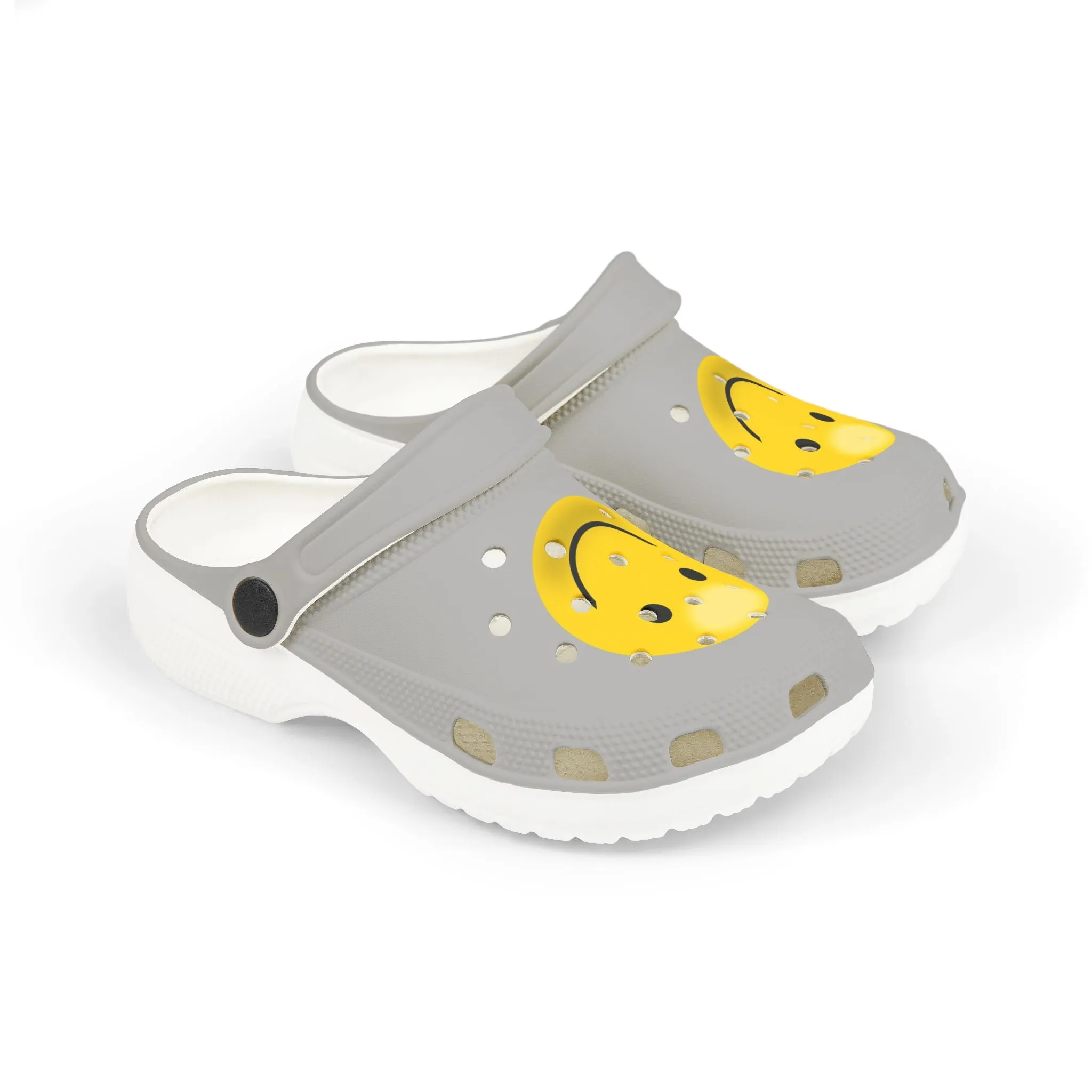 Air Jordan Retro Low Casual Shoes Smiley Face Clogs, Kid's EVA Foam Shoes, Comfortable Summer Footwear, Fun Playtime Shoes