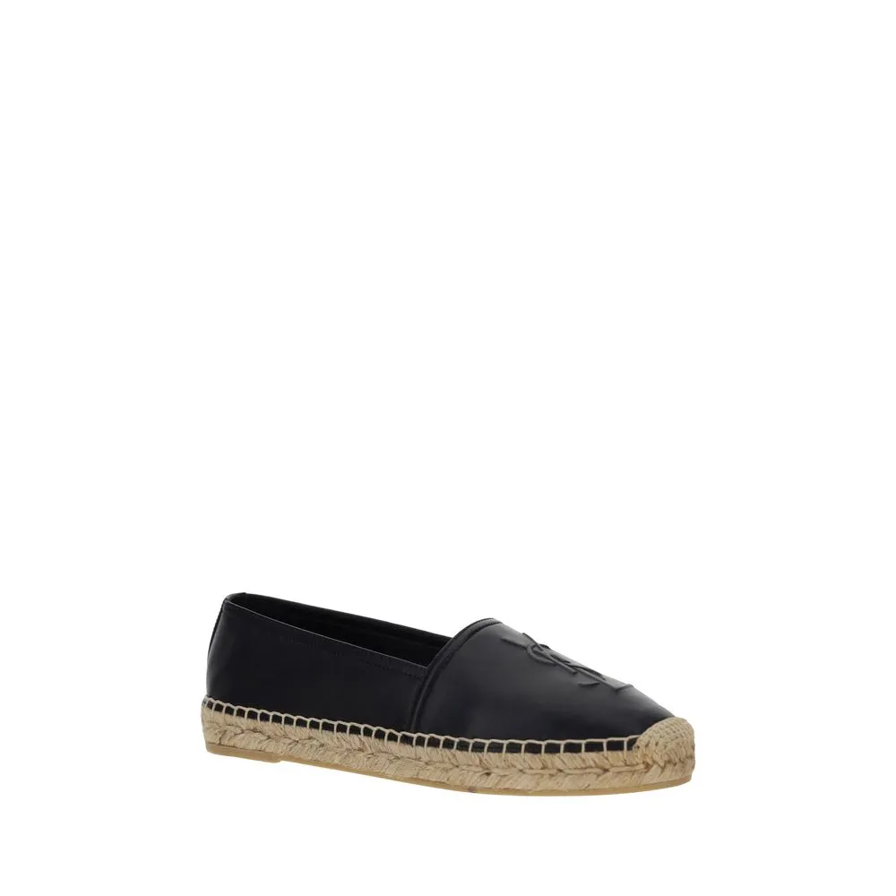 Tory Burch Flats Shoes Saint Laurent Black Lamb Ovis Aries Aries Espadrilles