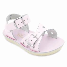 Salt Water by Hoy Kids Shoes Sun-San - Sweetheart Sandal in Shiny Pink Sandals Curacao Restaurants