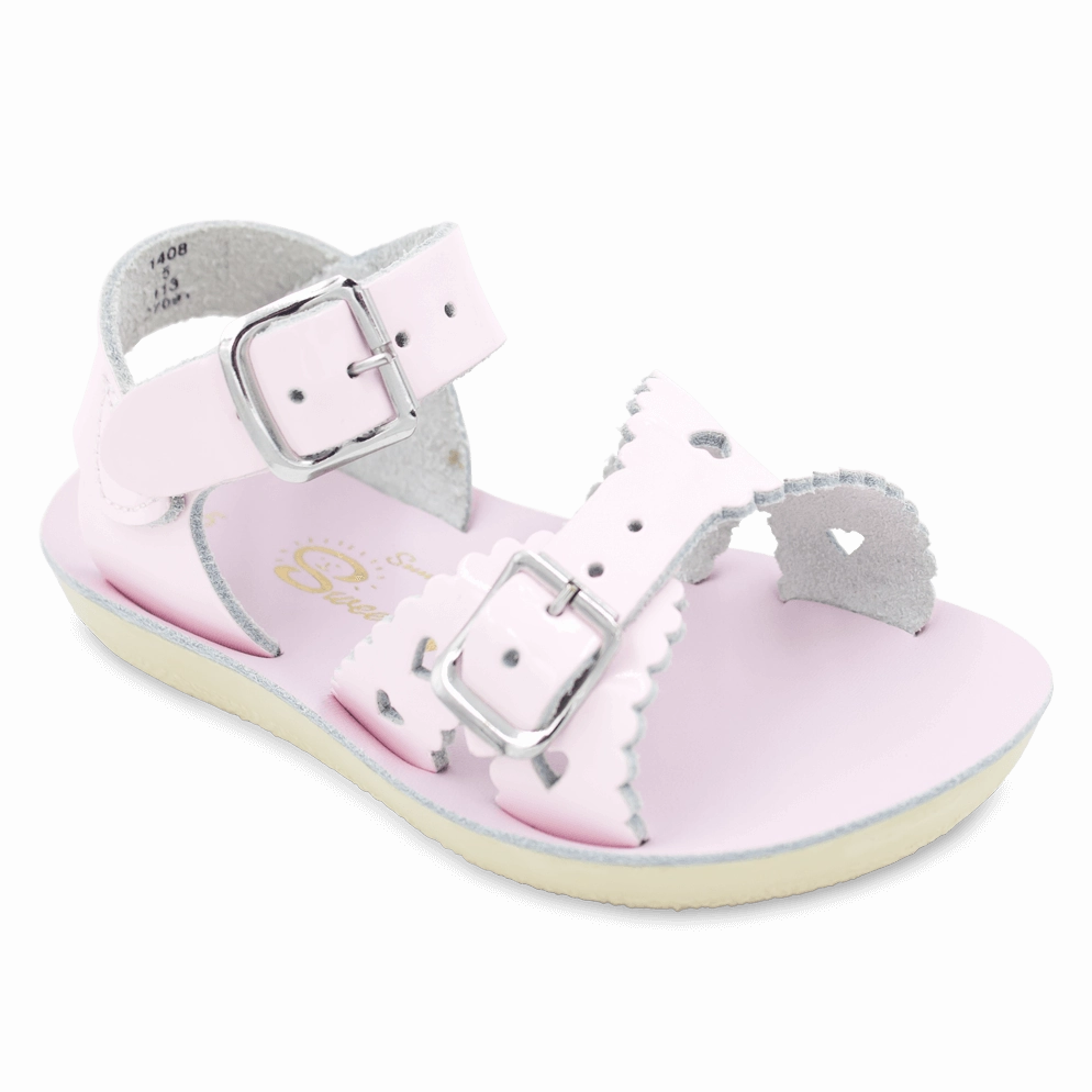 Salt Water by Hoy Kids Shoes Sun-San - Sweetheart Sandal in Shiny Pink Jamaica Sandals