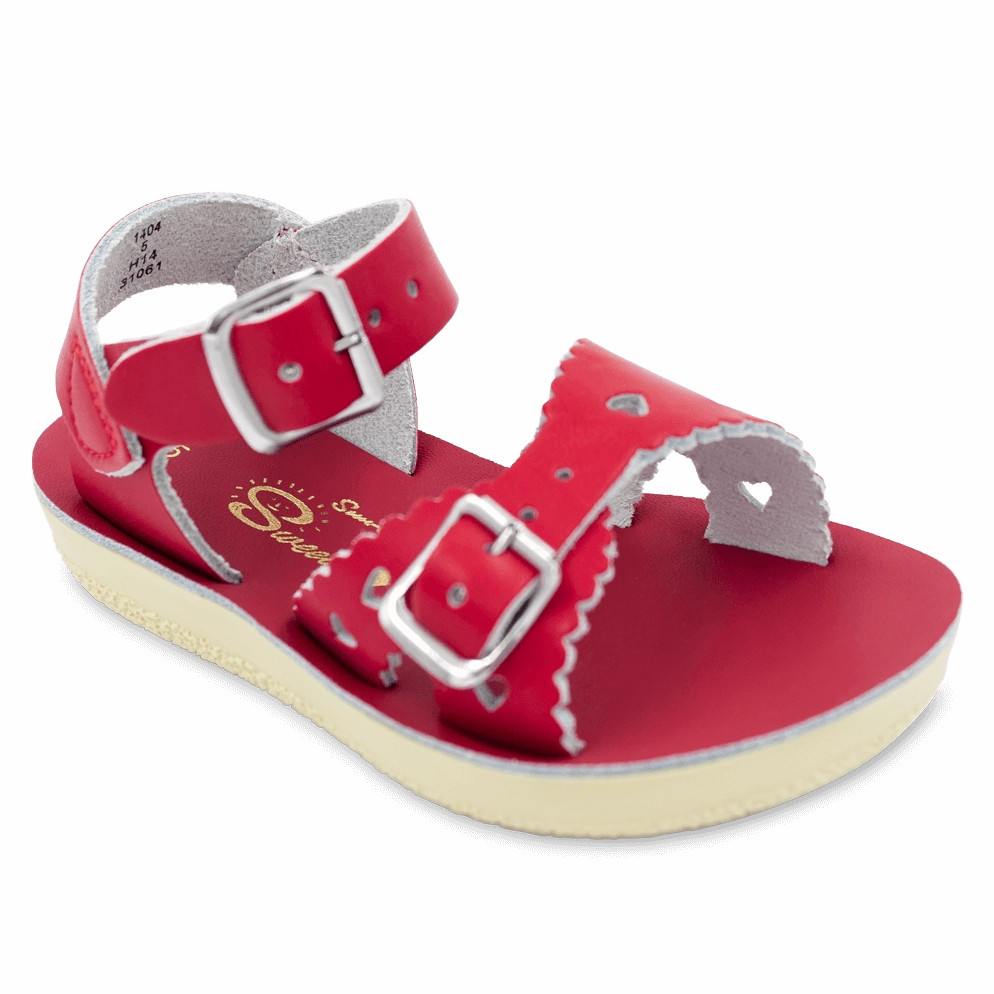 Good Walking Sandals Salt Water by Hoy Kids Shoes Sun-San - Sweetheart Sandal in Shiny Pink