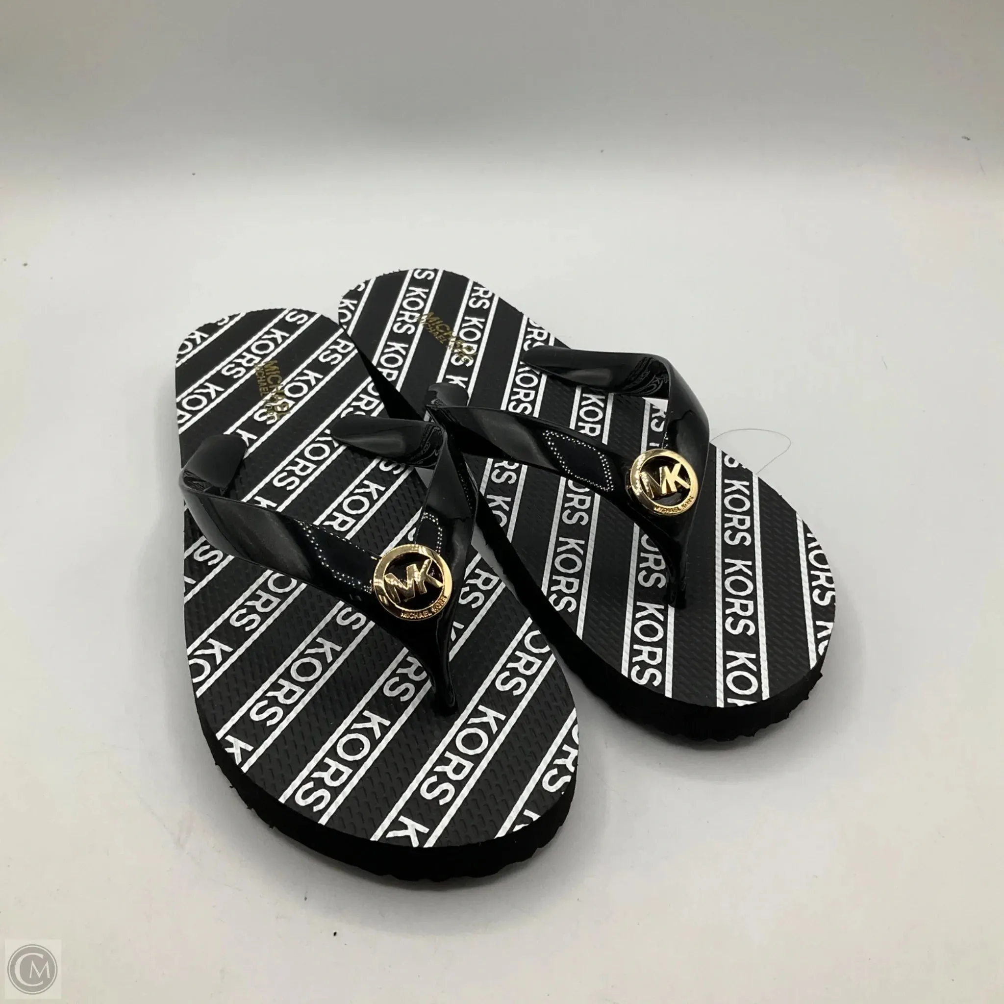 Infant Size 3 Flip Flops Sandals Flip Flops By Michael By Michael Kors In Black, Size: 6