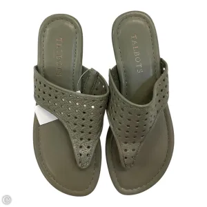 Sandals Flip Flops By Talbots In Green, Size: 5 Silent Flip Flops