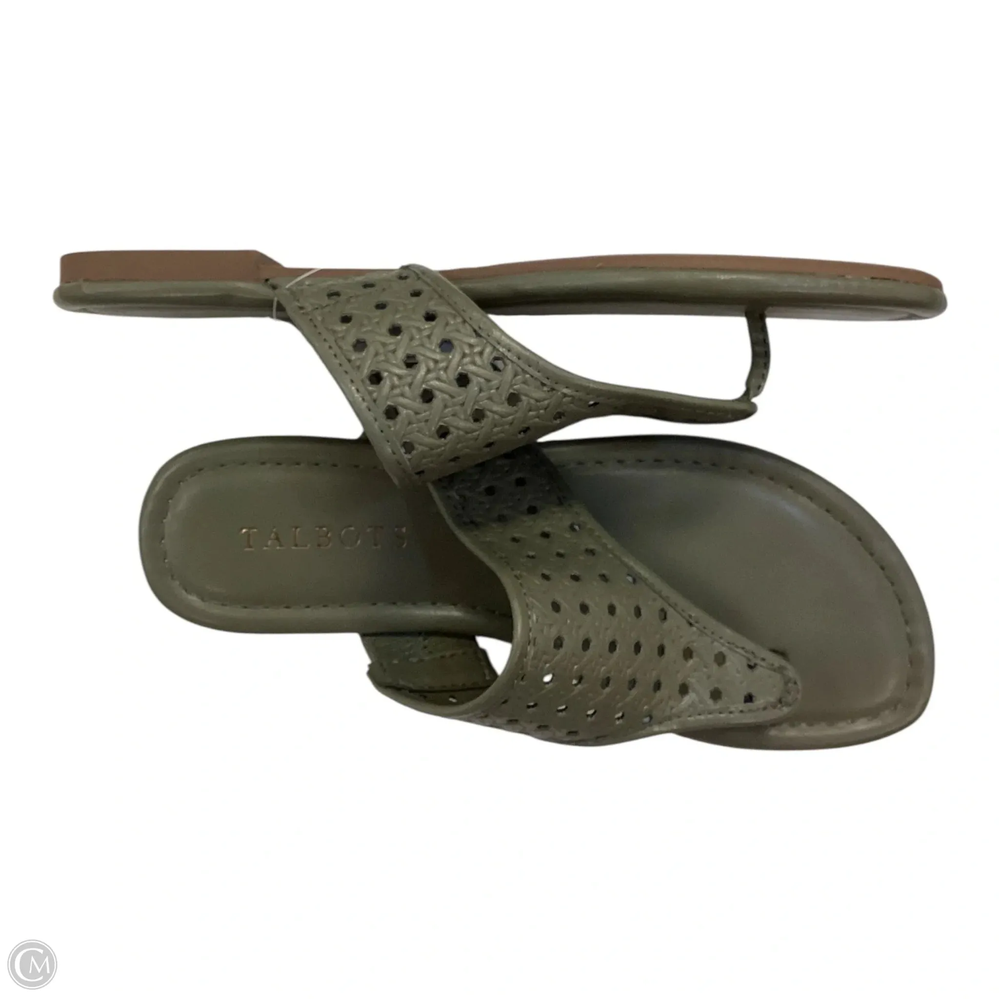 Arches Flip Flops Sandals Flip Flops By Talbots In Green, Size: 5