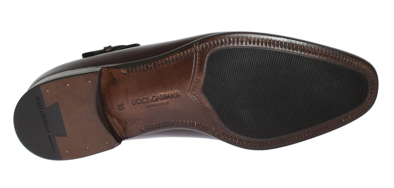 Piana Loafers Sangria Leather Loafers Shoes