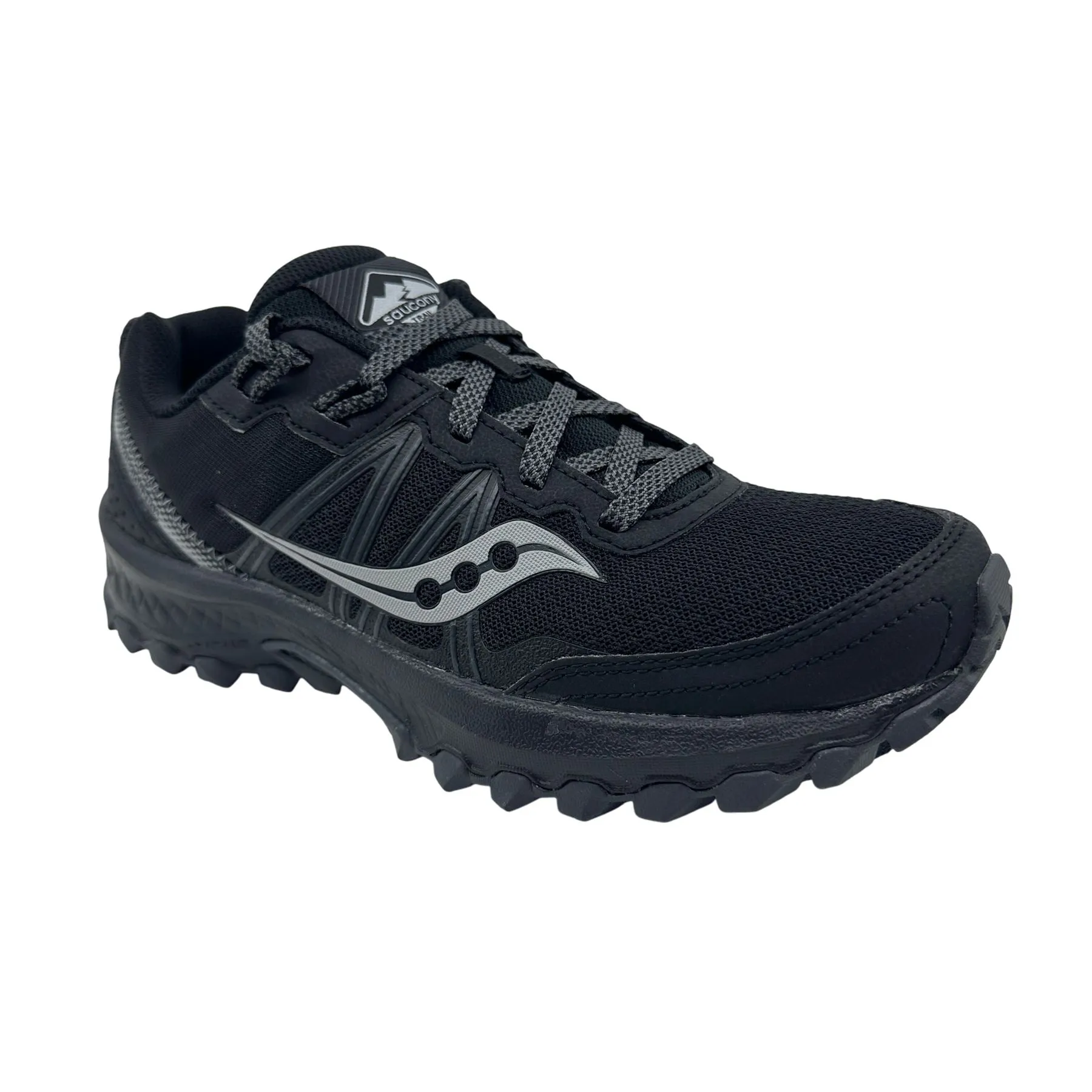 Sneaker Running Shoes Saucony Excursion TR14 Black Charcoal Womens Athletic Sneaker