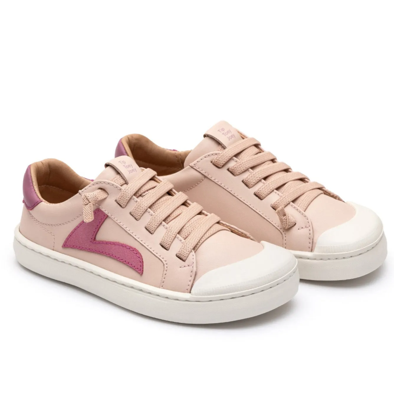Tip Toey Joey Girl's Ground Sneakers - Cotton Candy / Pitaya Stone / Sunset Mauve Rider Future Vintage Casual Shoes