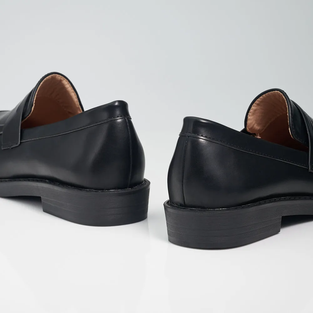 Ladies Low Heel Slip On Loafers Suede Bit Loafers