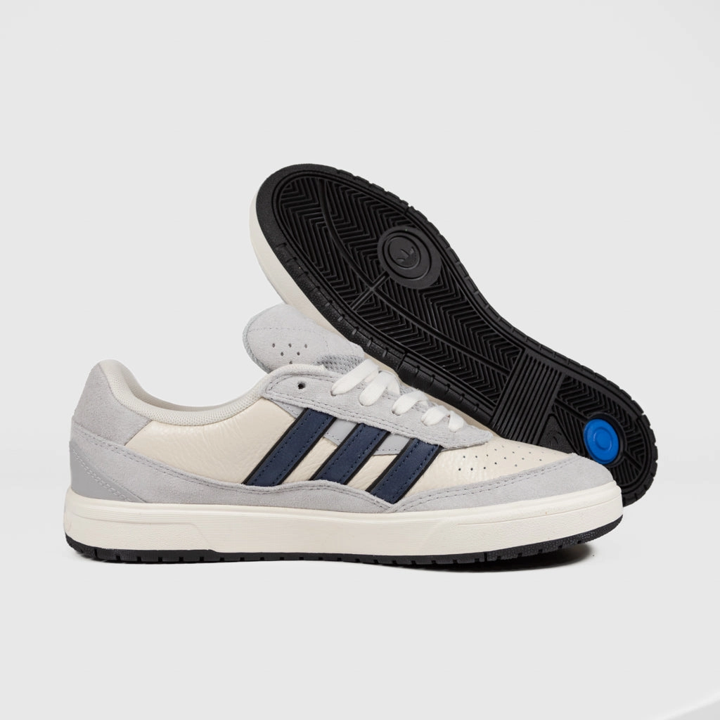 Adidas Skateboarding - Tyshawn II Shoes - Grey Two / Collegiate Navy / Clear White Adidas Shoes Original