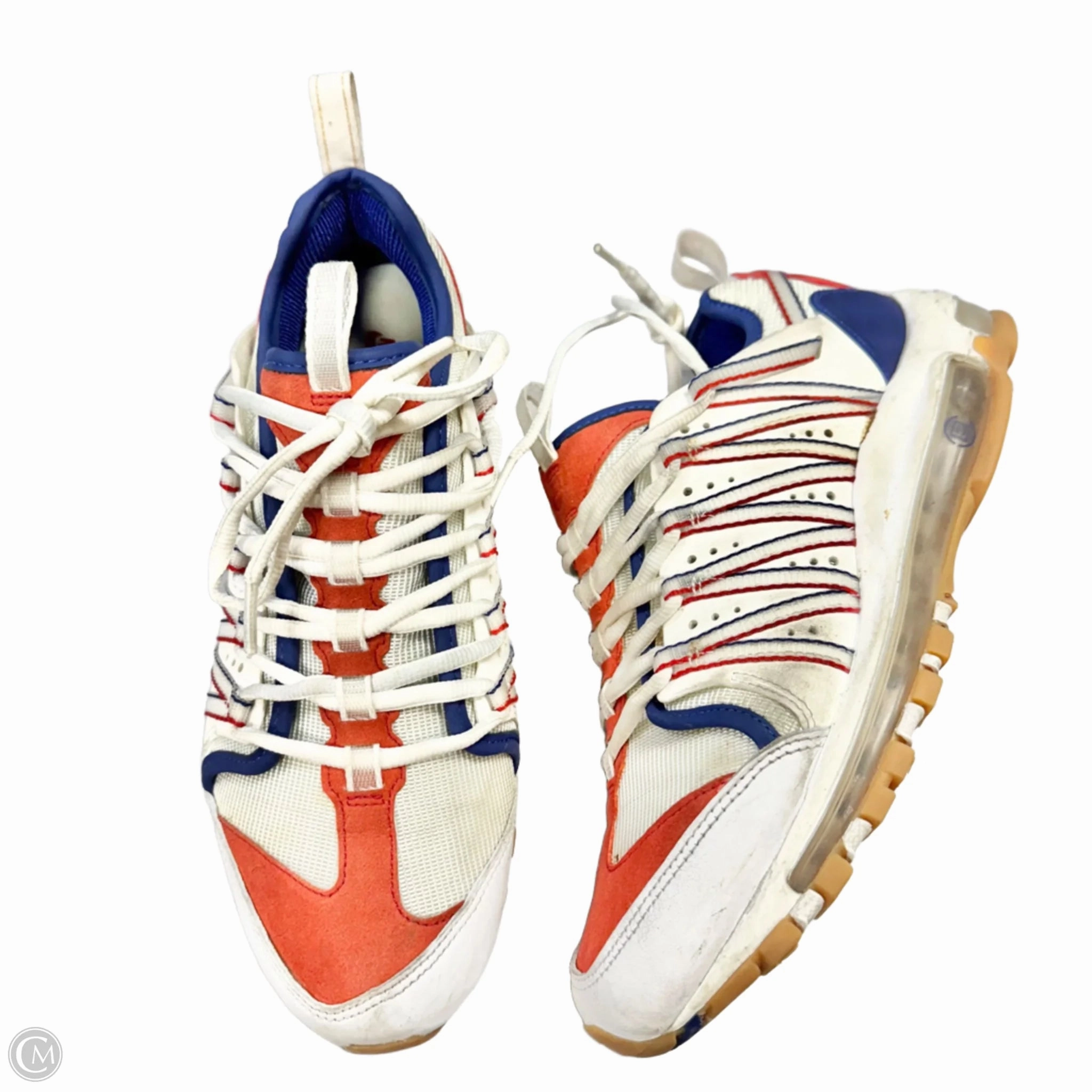 Shoes Sneakers By Nike In Blue & Red & White, Size: 9 Asics Gel-nimbus 22 Running Shoes