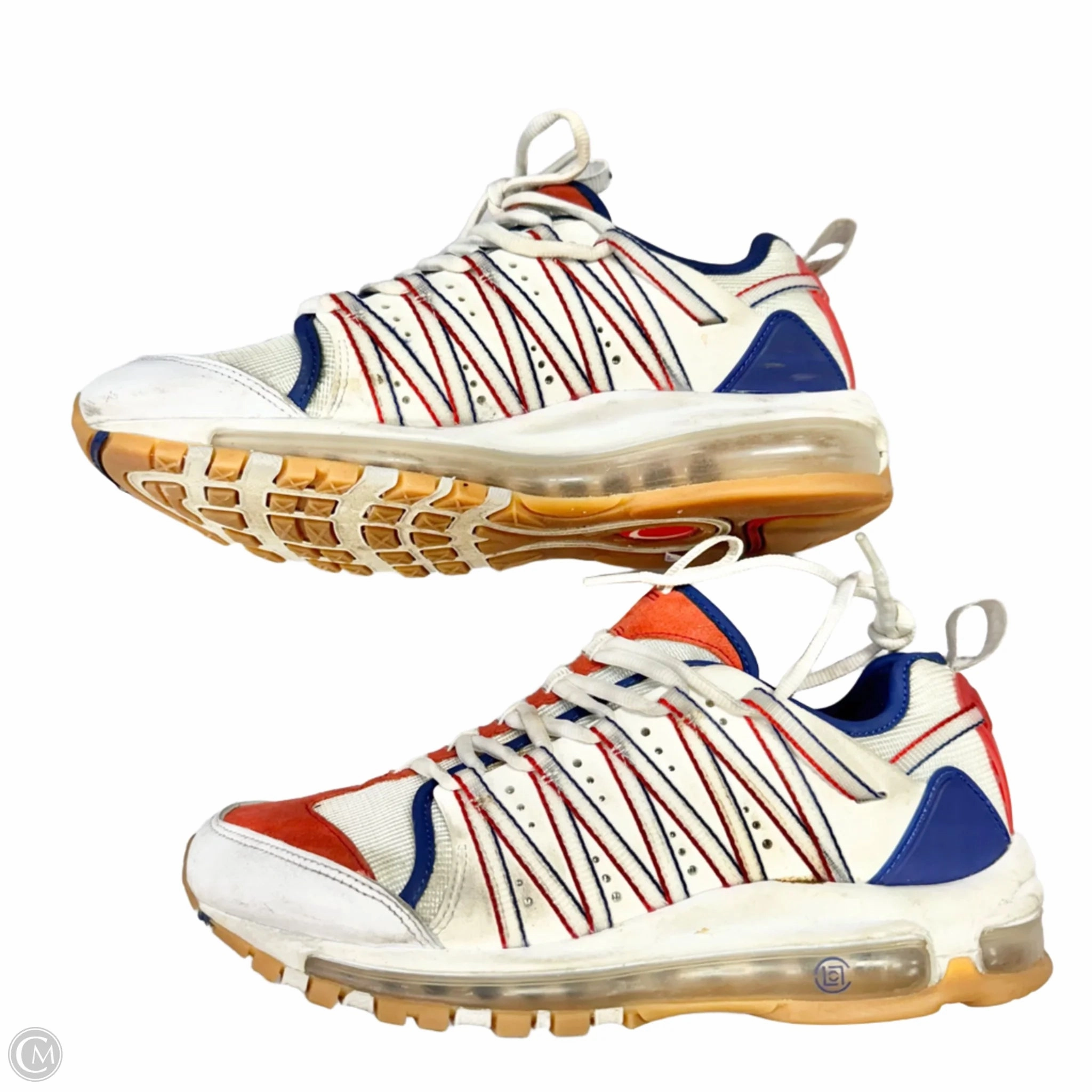 Asics Double Wide Shoes Shoes Sneakers By Nike In Blue & Red & White, Size: 9