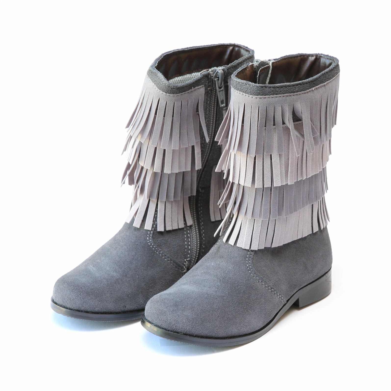 Best Running Shoes Lightweight Sierra Leather Fringe Tall Boot