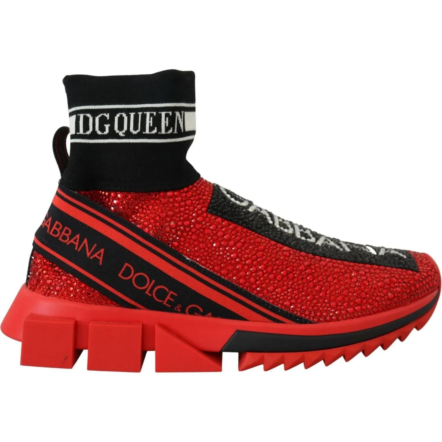Best Waterproof Sneakers For Travel Dolce & Gabbana Red Bling Sorrento Sneakers Socks Shoes