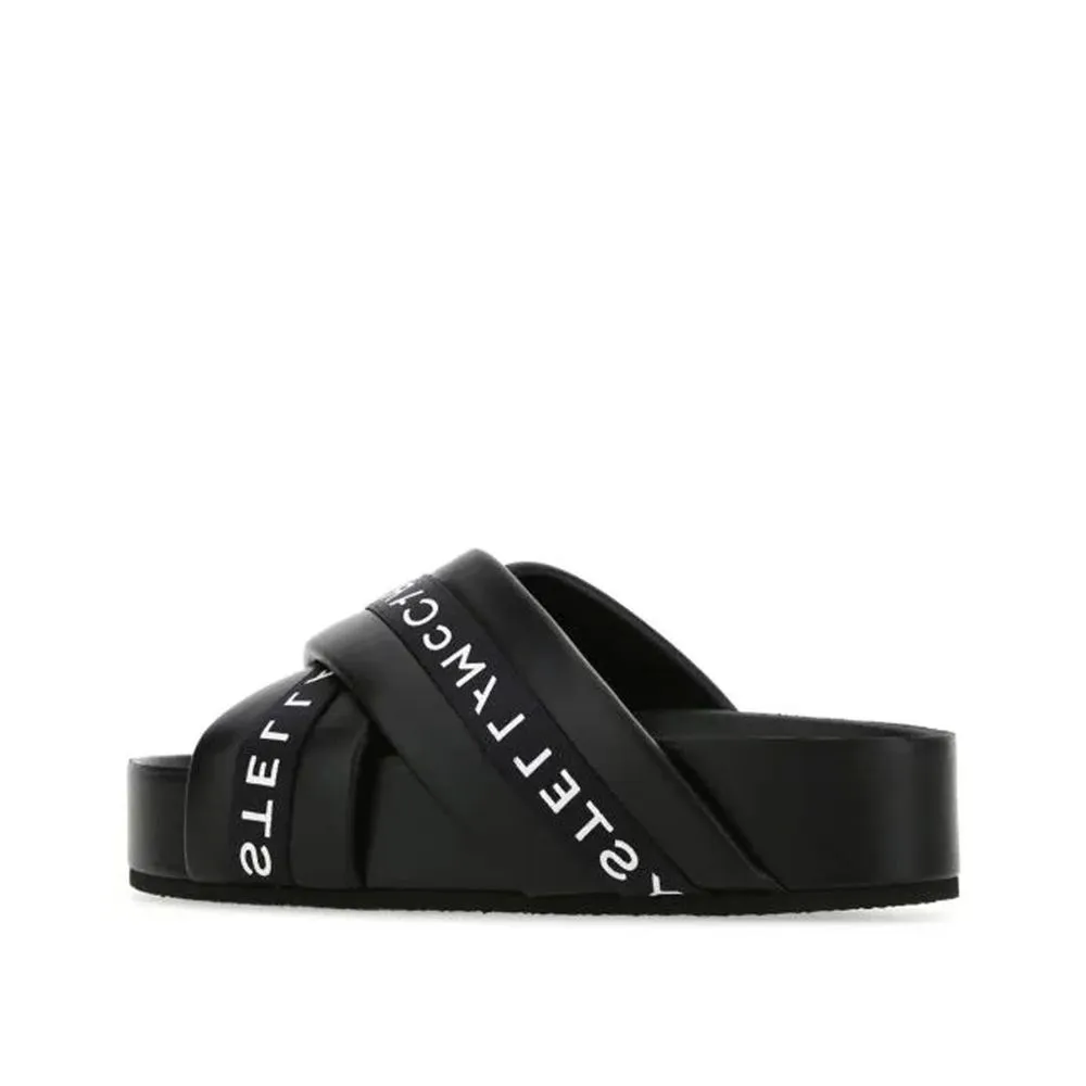 Stella McCartney Black Polyethylene Slippers Sandals Royal Bahamas