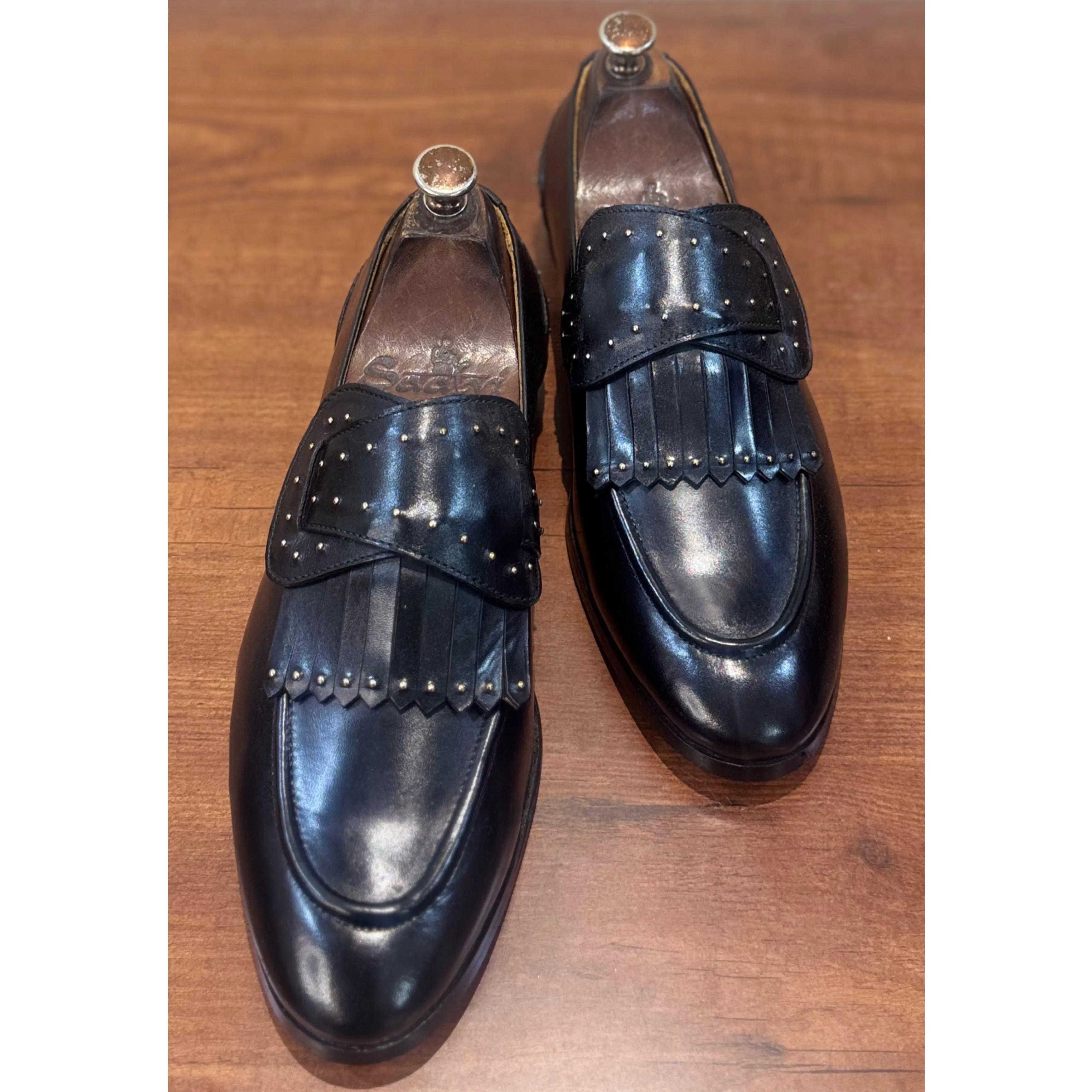 Mary Janes Loafers Butterfly Loafers Black