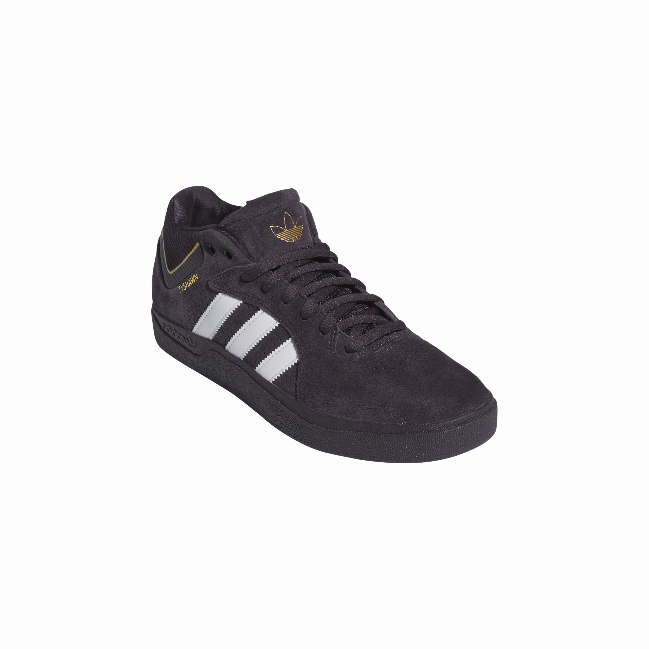 Adidas Led Light Shoes Adidas Skateboarding Tyshawn Jones Shoes - Aurora Black / Cloud White / Blue Bird