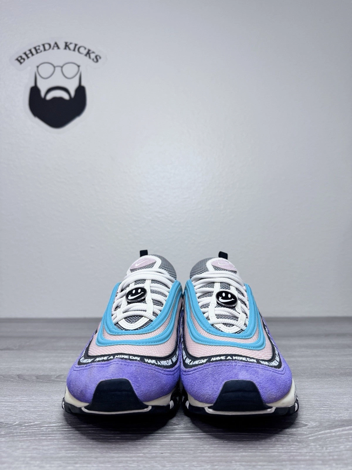 Asics Vs Rudis Wrestling Shoes Size 10.5 - Nike Air Max 97 'Have A Nike Day Running Shoe BQ9130-500 Preowned