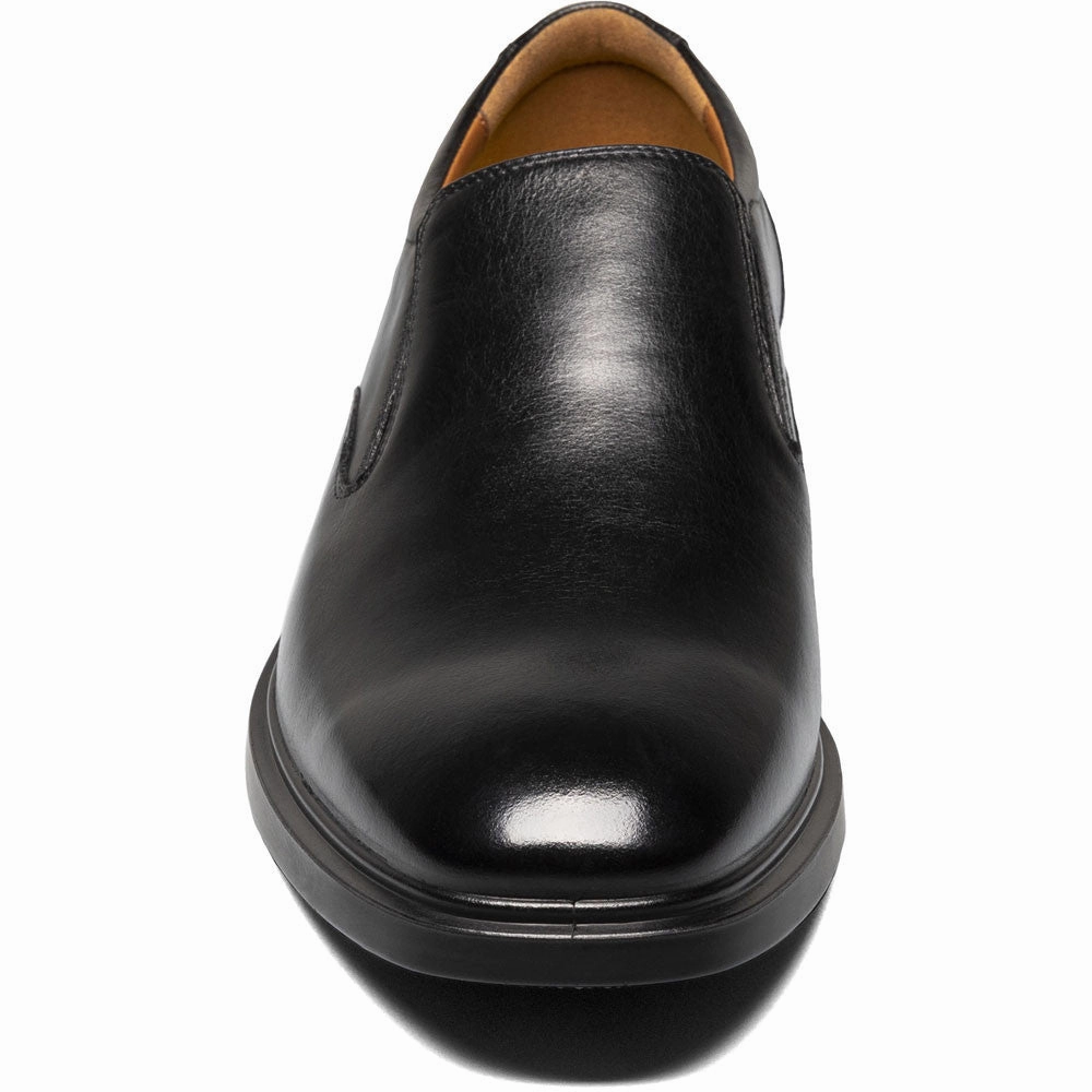 Dunham Loafers Florsheim Forecast Waterproof Plain Toe Slip-On Black Men's Dress Shoes