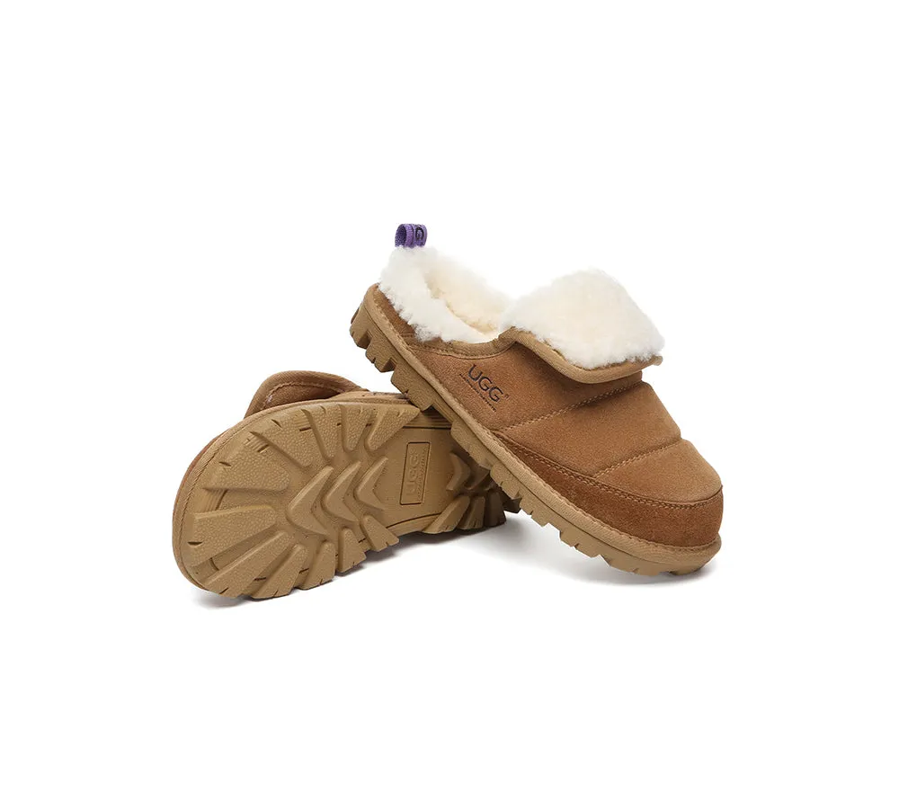 AUSTRALIAN SHEPHERD UGG Slippers Sheepskin Wool Theia Braid Slippers