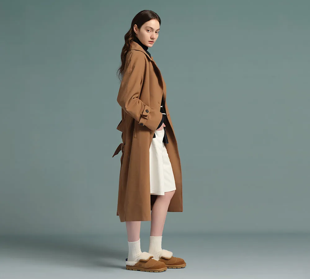 Slippers With Moving Ears AUSTRALIAN SHEPHERD UGG Slippers Sheepskin Wool Theia