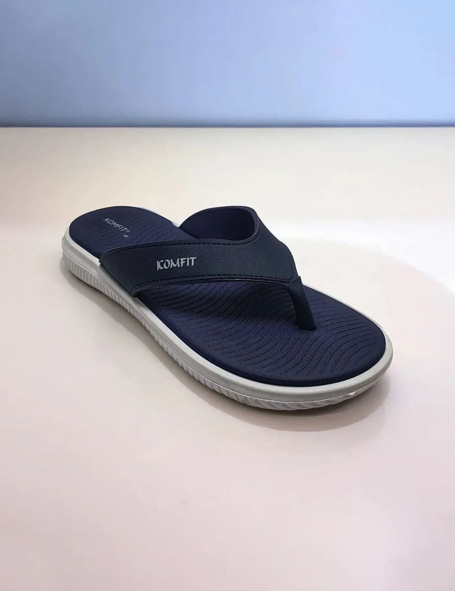 Blue Casual Slipper Spiked Slides