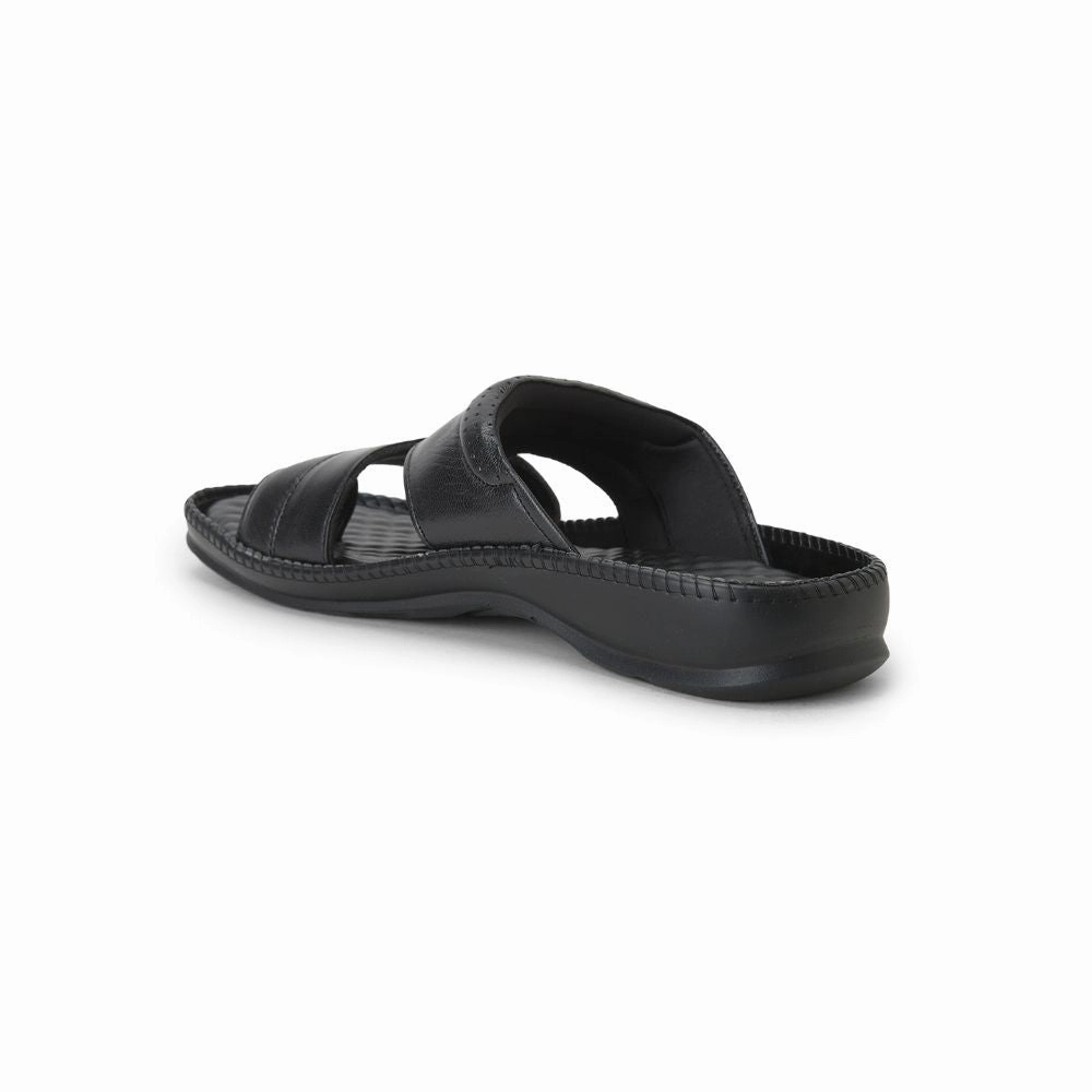 Dorothy Slippers COOLERS Casual (Black) Slippers For Men STEAMER-02 By Liberty