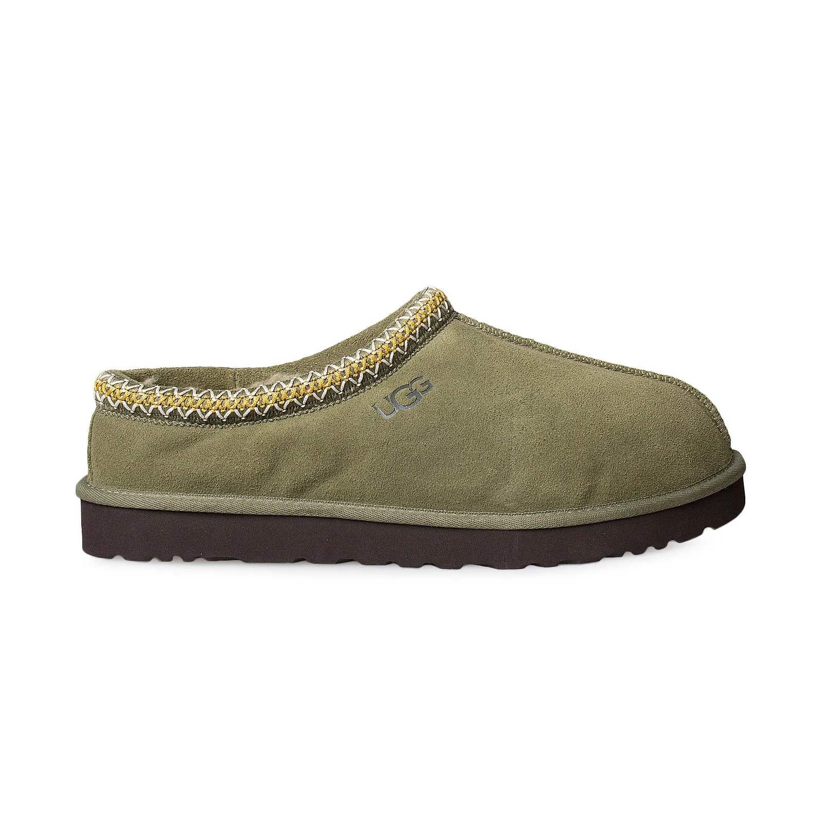 UGG Tasman Burnt Olive Slippers - Men's Comfortable Slides/sandals
