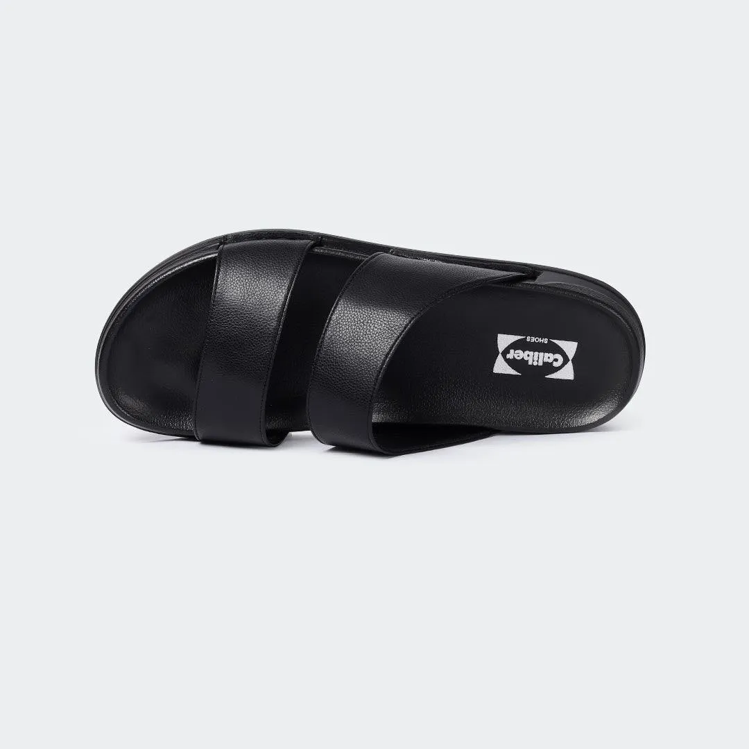 Slipper Sock Slippers Slipper/Slide Black for Men (FRASER 301G)