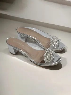 Sliver | Fancy Heel Slippers for Women Heel Pain Slippers