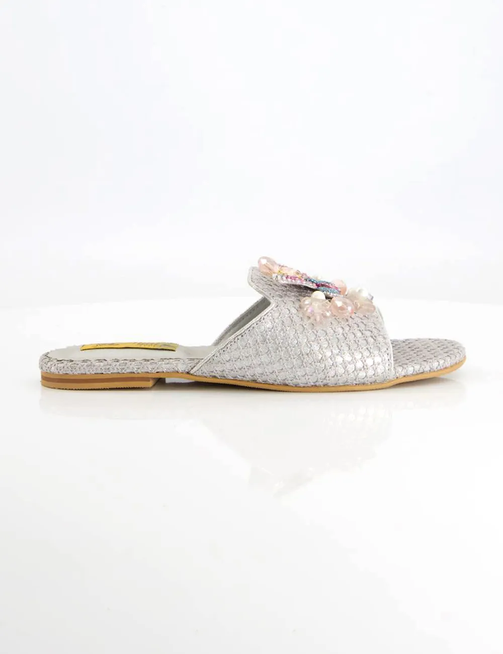 Sliver Fancy Slippers for women Flip Flops Vs Slides