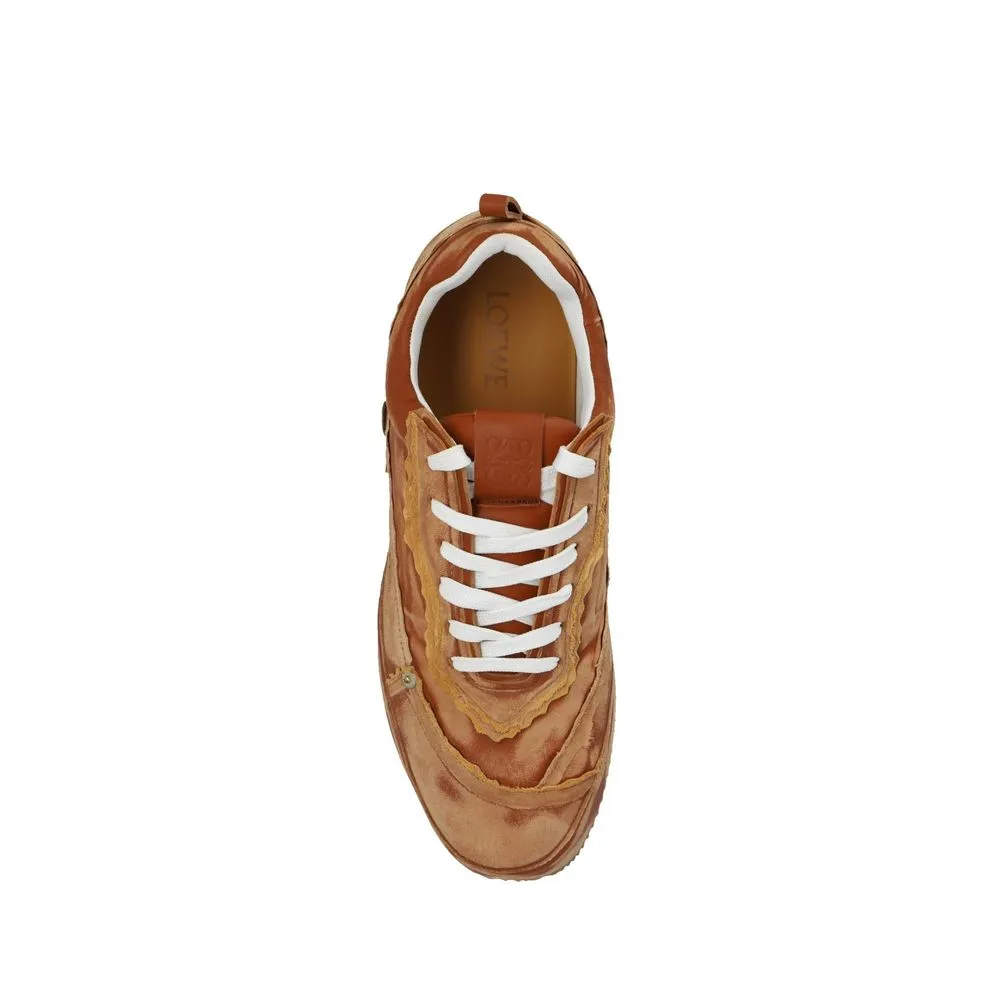 Steely Dan Sneakers Lyrics Loewe Brown Calfskin Platform Sneakers