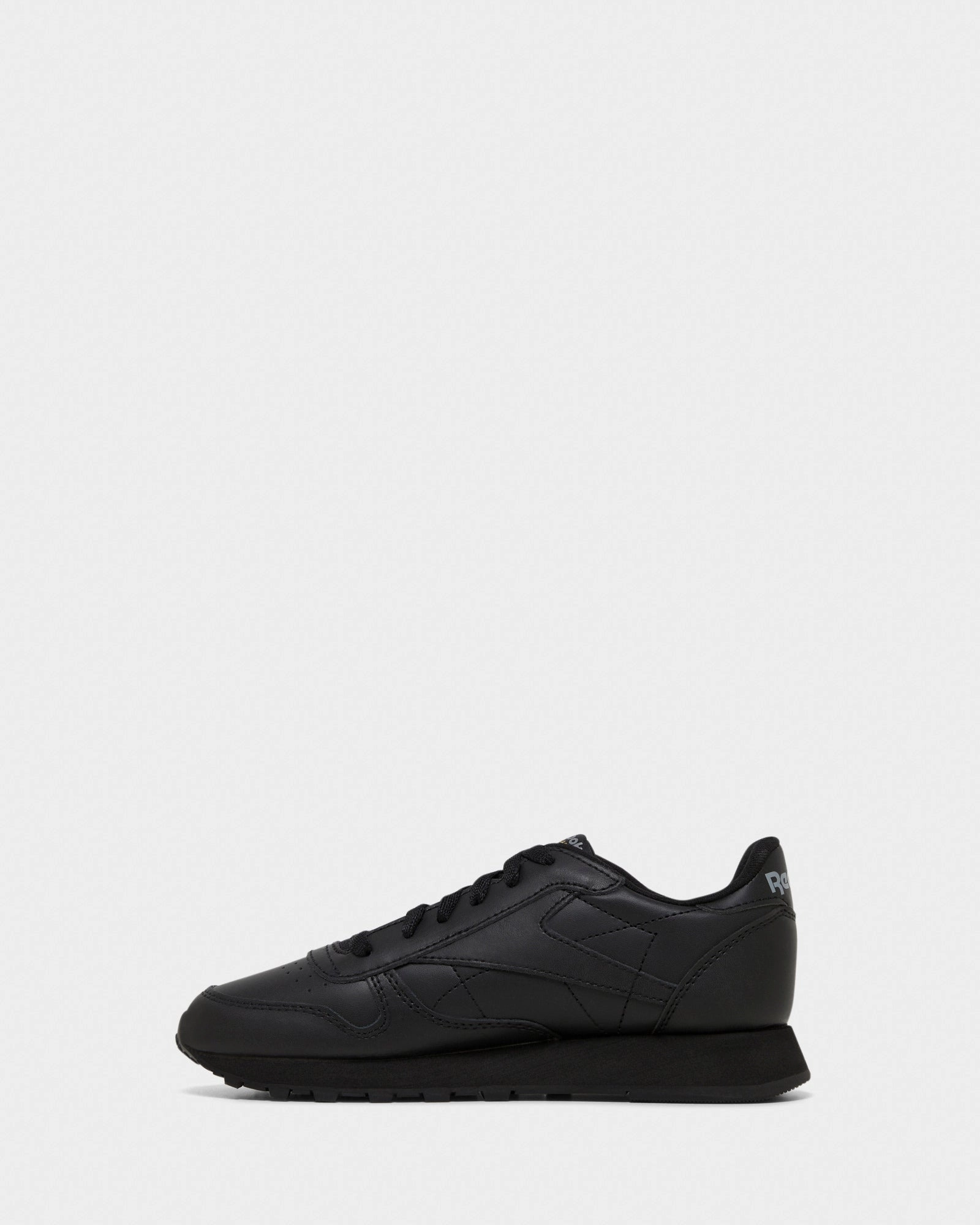 Classic Leather Shoes - Big Kids Black/Black/Black Oomphies Sneakers
