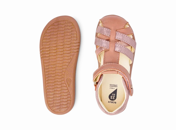 Qvc Clarks Sandals Bobux Iwalk Cross Jump Sandal - Rose