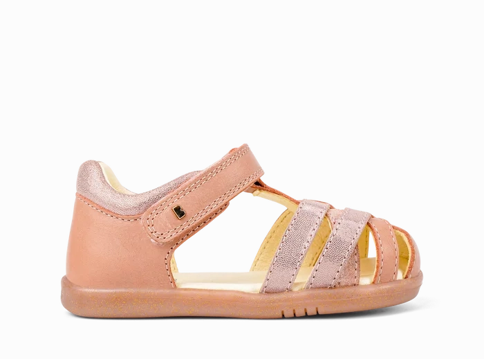 Bobux Iwalk Cross Jump Sandal - Rose Sandals Platform Slides