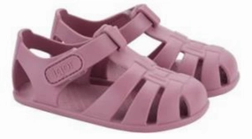 Igor Girl's Nemo Solid Sandals, Nuevo Rosa Best Slide Sandals For Plantar Fasciitis