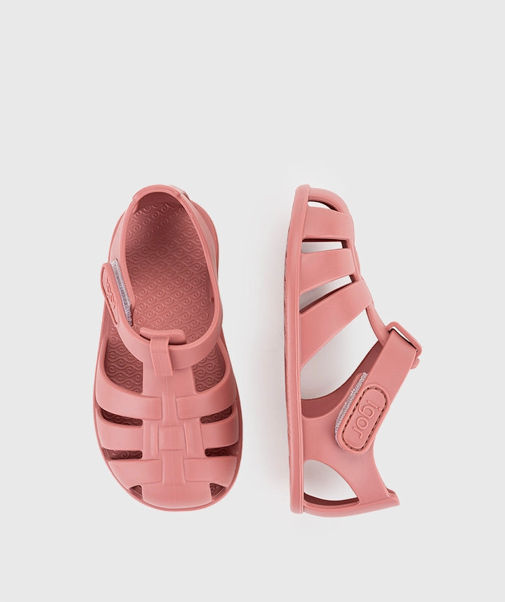 Igor Girl's Nemo Solid Sandals, Nuevo Rosa Pointed Toe Sandals