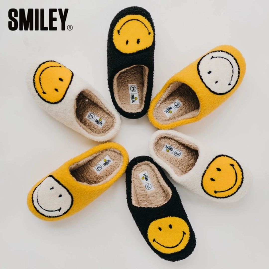 Smiley Slippers Home Slippers With Arch Support